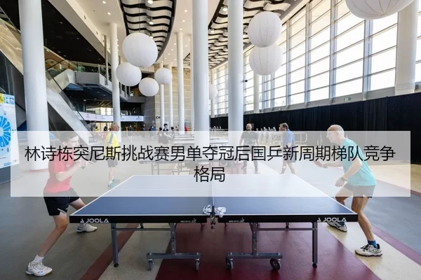 林诗栋突尼斯挑战赛男单夺冠后国乒新周期梯队竞争格局